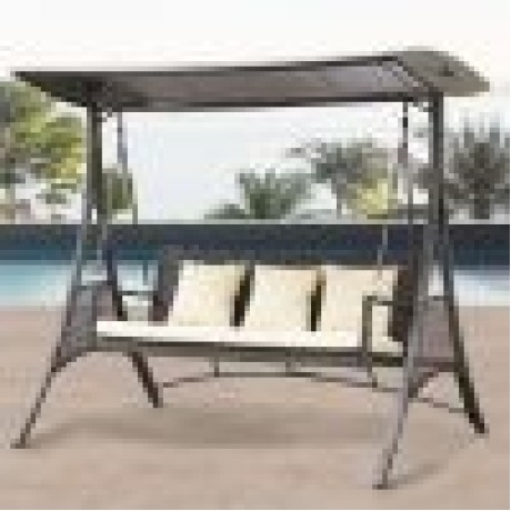 Garden Hotel Triple Rattan Coffee Swing