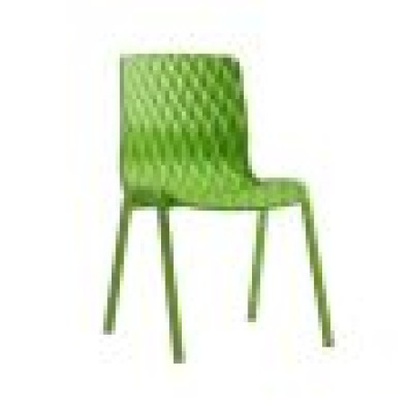 Chaise en Plastique Verte Nouvelle Tendance