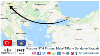 Kosova Metal Tiffany Chair Export Map